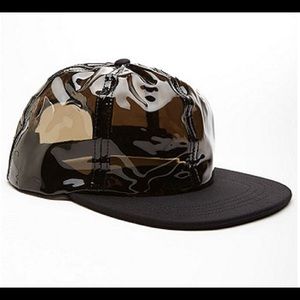 American Apparel PVC snapback- black